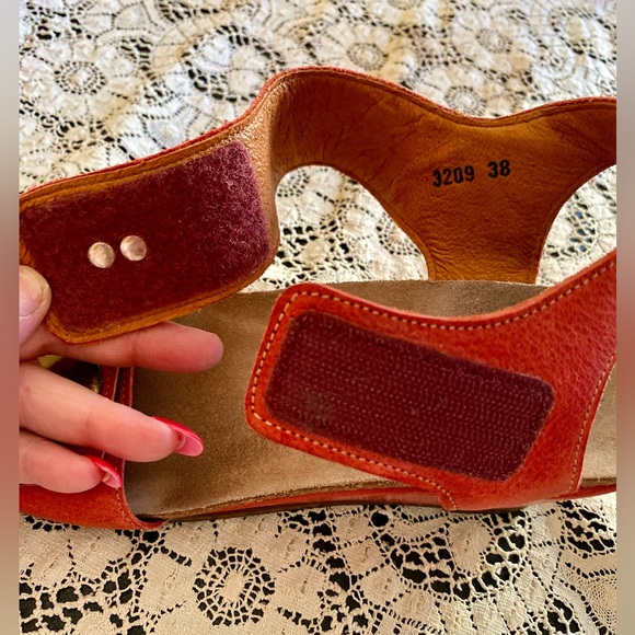 🔥Taos Carousel Open Toe Leather Wedge Sandals🔥 - Picture 6 of 12